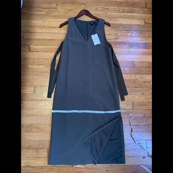 Theory Dark Green Dress - Picture 6 of 11
